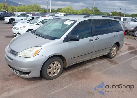 2004 Toyota Sienna Le из США, поврежденный, VIN 5TDZA23C84S003172